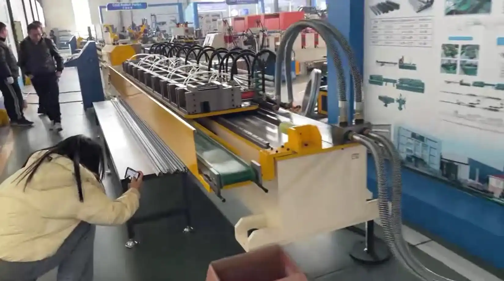 Advanced Ceiling T Grid Roll Forming Machine for Metal Ceilings
